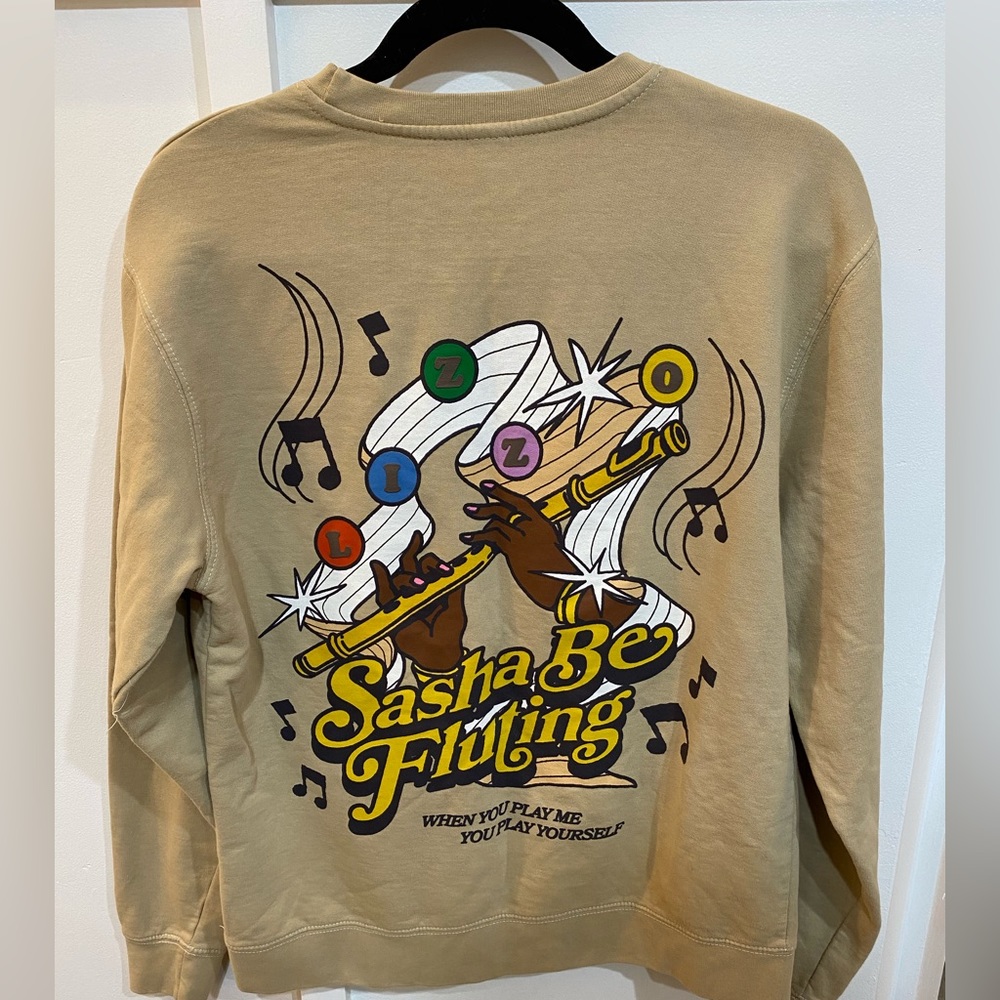 Lizzo Sasha Be Fluting Homecoming Crewneck Sweatshirt Small - Picture 2 of 4
